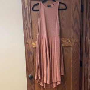 Prana Dusty Rose Sleeveless High-Low Dress